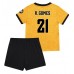Maillot de foot Wolves Rodrigo Gomes #21 Domicile vêtements enfant 2025-26 Manches Courtes (+ pantalon court)